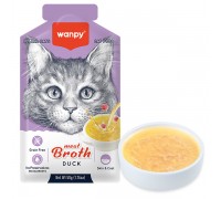 Жидкий корм для кошек Wanpy Meat Broths Duck, СУП С УТОЙ беззерновой, ..