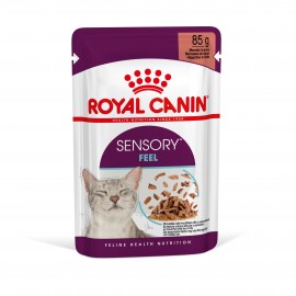 Вологий корм для дорослих котів ROYAL CANIN SENSORY FEEL GRAVY 0.085 к..