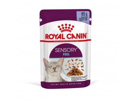 Вологий корм для дорослих котів ROYAL CANIN SENSORY FEEL JELLY 0.085 кг