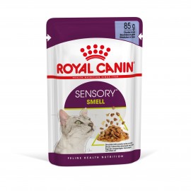 Вологий корм для дорослих котів ROYAL CANIN SENSORY SMELL JELLY 0.085 ..