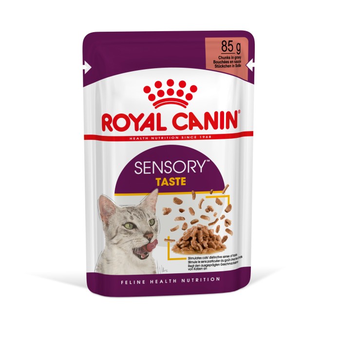 Вологий корм для дорослих котів ROYAL CANIN SENSORY TASTE GRAVY 0.085 кг