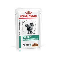 Вологий корм Royal canin SATIETY WEIGHT MANAGEMENT CAT (шматочки в соусі) 85 г