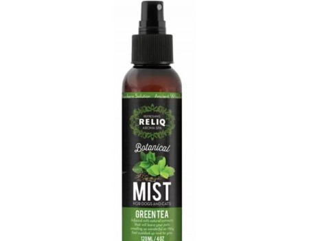 RELIQ Botanical Mist-Green Tea Спрей-лосьйон для зволоження вовни з екстрактом зеленого чаю, 120 мл
