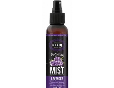 RELIQ Botanical Mist-Lavender Спрей-лосьйон для зволоження вовни з олією лаванди, 120 мл