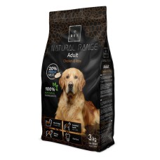 Rex Natural Range Adult Chicken & Rice сухой корм для взрослых собак с курицей и рисом, 3 кг