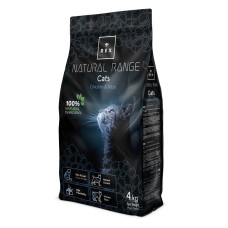 Rex Natural Range Cats Chicken and Rice - сухой корм для взрослых кошек с курицей, 4 кг
