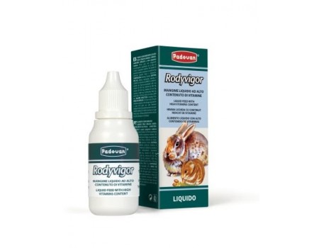 Додатковий рідкий корм Padovan Rodyvigor (прикорм) для гризунів, Падован Родивігор, 30 мл