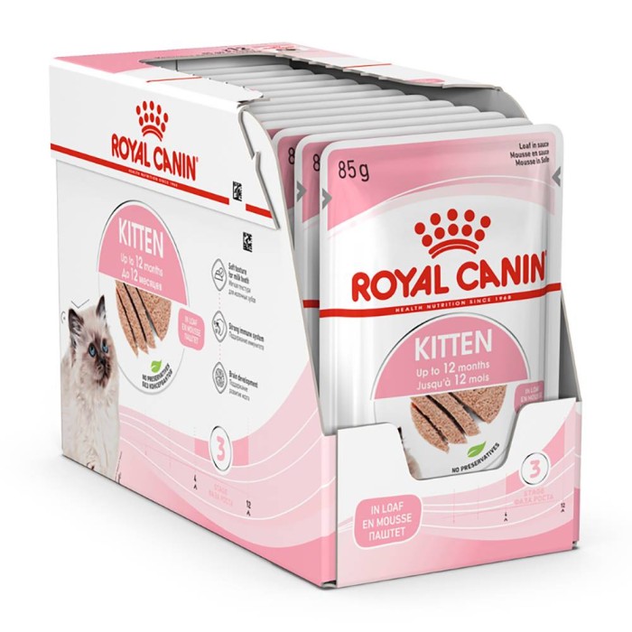 Вологий корм Royal Canin KITTEN LOAF - 0,085кг*12шт