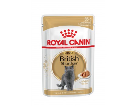 Влажный корм для взрослых кошек ROYAL CANIN BRITISH SHORTHAIR ADULT 0.085 кг