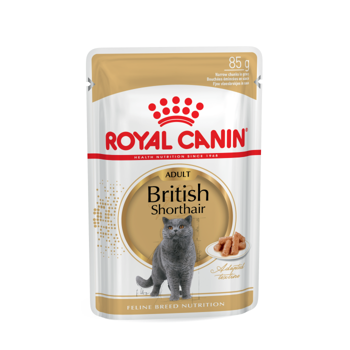 Вологий корм для дорослих котів ROYAL CANIN BRITISH SHORTHAIR ADULT 0.085 кг 