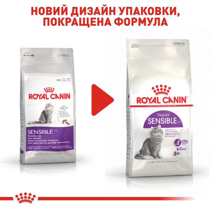 Корм для кошек ROYAL CANIN SENSIBLE 0.4 кг
