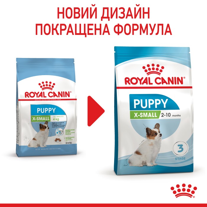 Корм для щенков ROYAL CANIN XSMALL PUPPY 1.5 кг