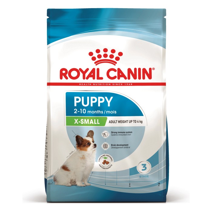 Royal Canin X-Small Puppy для щенков собак миниатюрных пород в возрасте до 10 месяцев, 3 кг