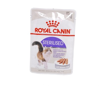 Влажный корм для взрослых стерилизованных кошек ROYAL CANIN STERILIZED LOAF 0.085 кг 