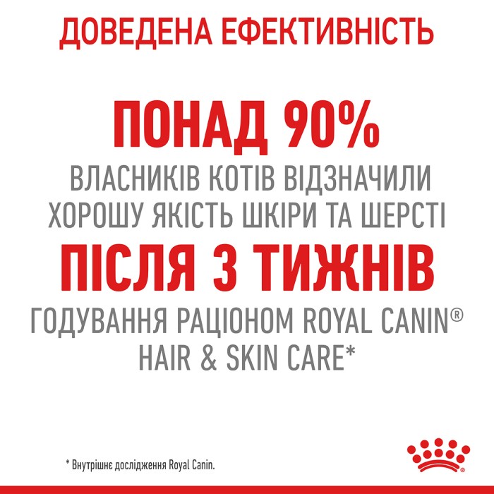 Влажный корм для взрослых кошек ROYAL CANIN HAIR & SKIN CARE IN JELLY 0.085 кг