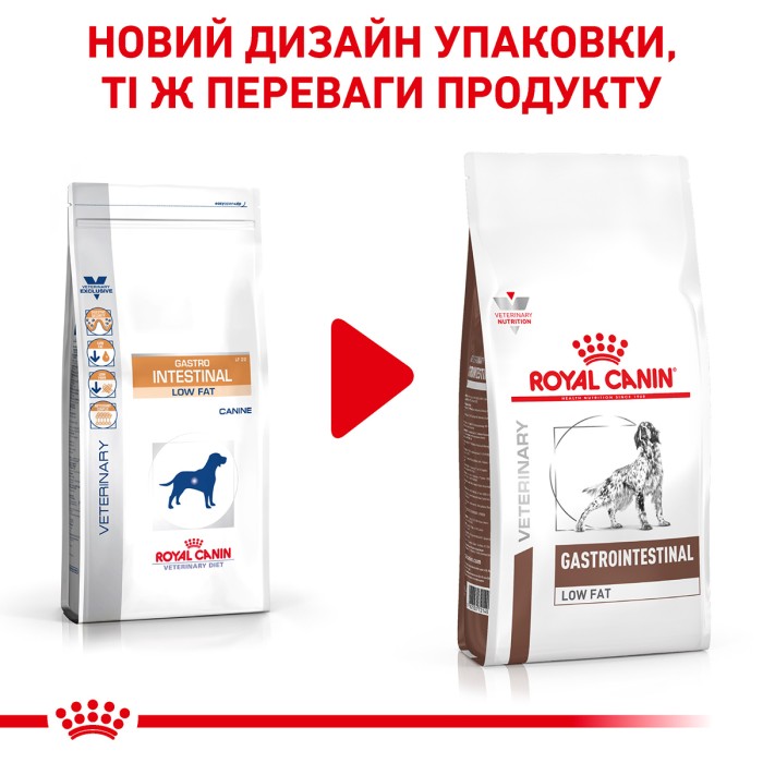 Корм для взрослых собак ROYAL CANIN GASTRO INTESTINAL LOW FAT DOG 1.5 кг
