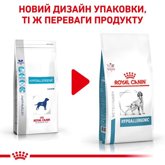 Корм для дорослих собак ROYAL CANIN HYPOALLERGENIC DOG  14.0 кг