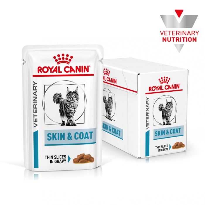 Влажный корм для взрослых кошек ROYAL CANIN SKIN & COAT CAT Pouches 0.085 кг