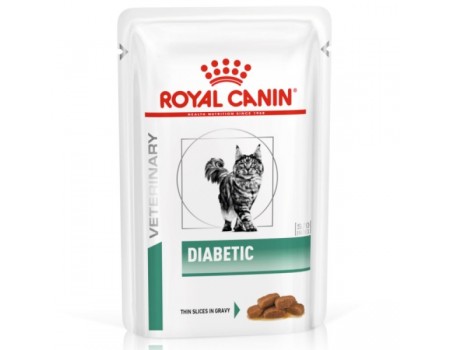 Влажный корм для взрослых кошек ROYAL CANIN DIABETIC CAT Pouches 0.085 кг 