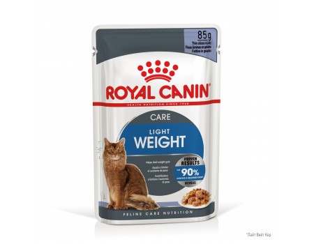 Влажный корм для взрослых кошек ROYAL CANIN LIGHT WEIGHT CARE кусочки в желе 85 г