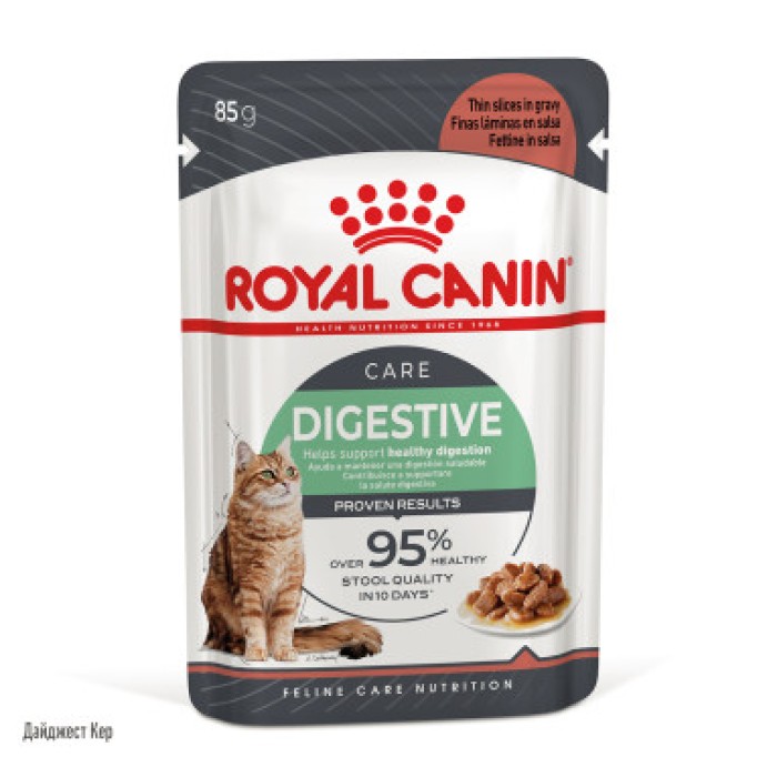 Вологий корм для дорослих  котів ROYAL CANIN DIGESTIVE в соусі  0.085 кг