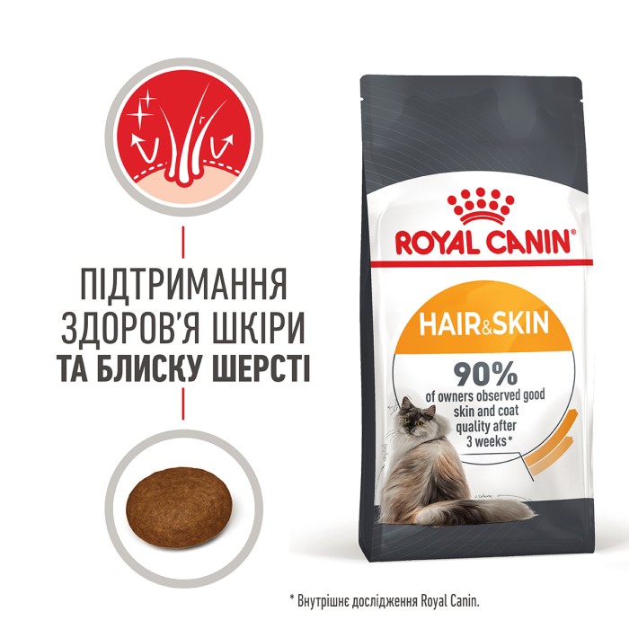 Корм для котів ROYAL CANIN HAIR&SKIN CARE 4.0 кг