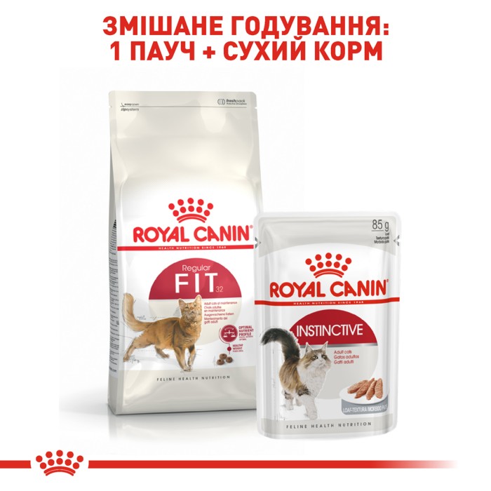 Корм для домашніх і вуличних котів ROYAL CANIN FIT 0.4 кг
