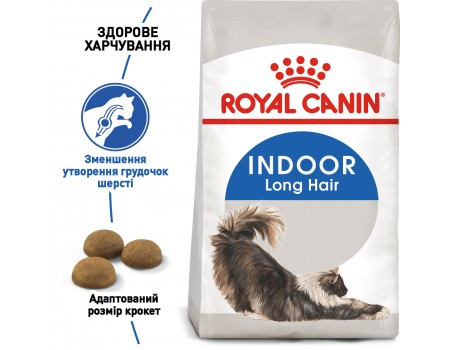 Корм для домашних кошек ROYAL CANIN INDOOR LONGHAIR 4 кг