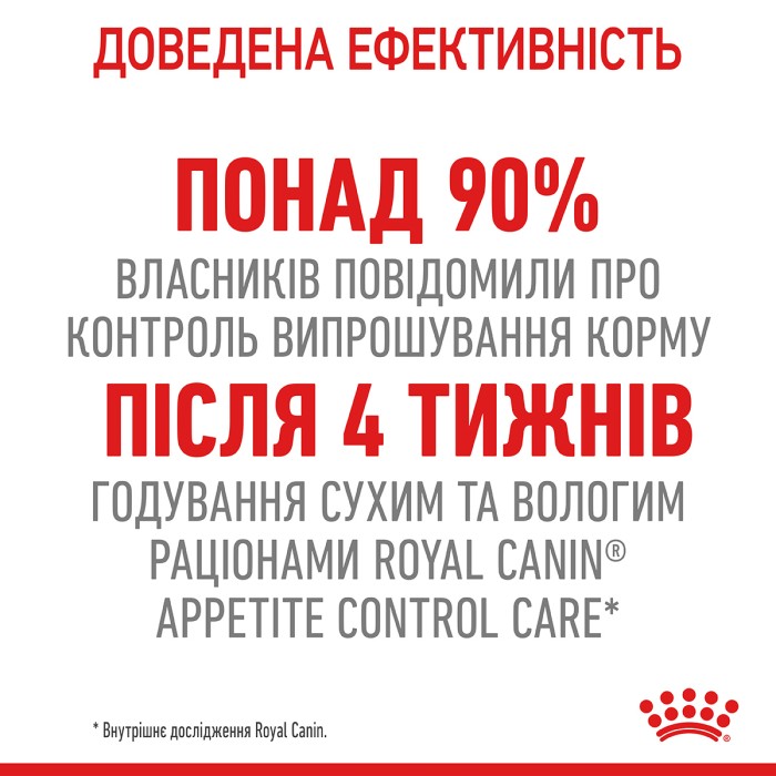 Вологий корм для дорослих котів ROYAL CANIN APPETITE CONTROL CARE шматочки в соусі 85 г