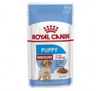 Royal Canin Medium Puppy - паучи для щенков средних пород в соусе 140г..