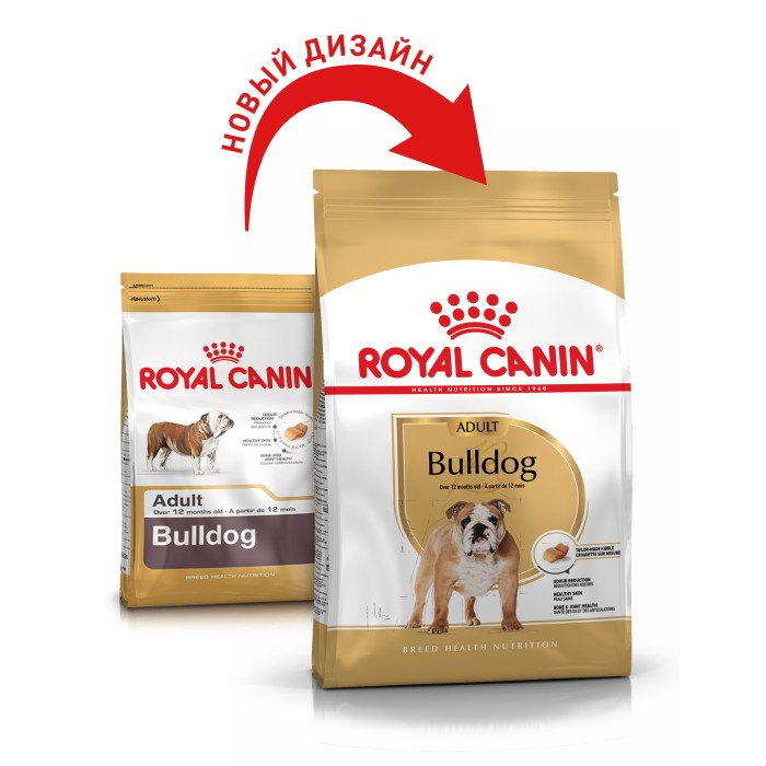 Корм для собак ROYAL CANIN BULLDOG ADULT 12.0 кг
