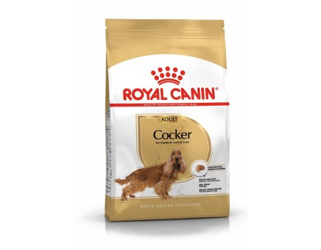 Royal Canin Cocker Adult для собак породы кокер-спаниель в возрасте от 12 месяцев 3 кг