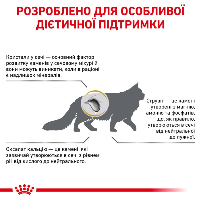 Корм для дорослих котів ROYAL CANIN URINARY S/O CAT 9.0 кг