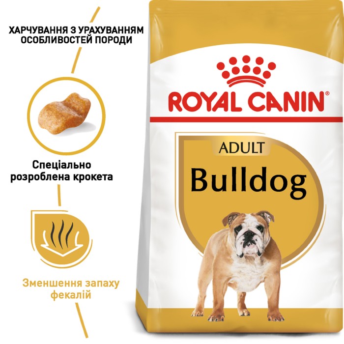 Корм для собак ROYAL CANIN BULLDOG ADULT 12.0 кг