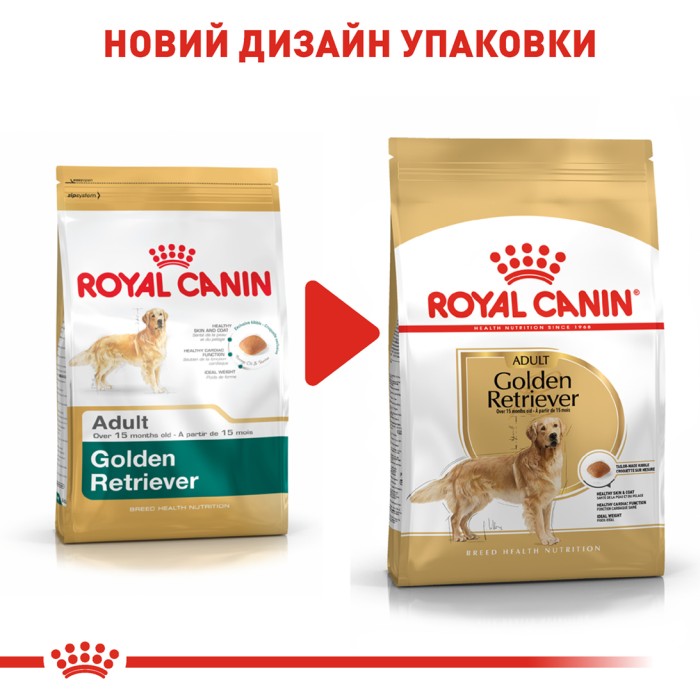 Корм для взрослых собак ROYAL CANIN GOLDEN RETRIEVER ADULT 12.0 кг