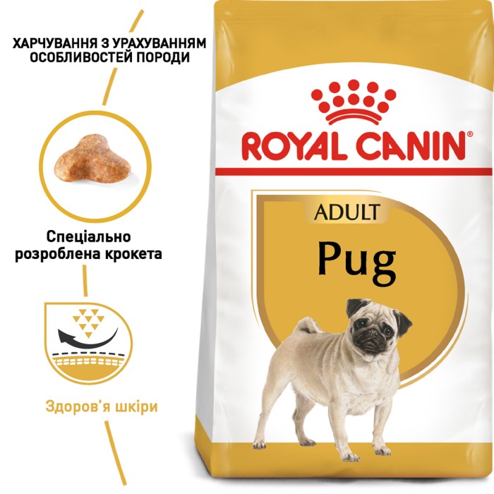 Корм для взрослых собак ROYAL CANIN PUG ADULT 3.0 кг