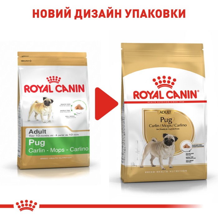 Корм для взрослых собак ROYAL CANIN PUG ADULT 3.0 кг