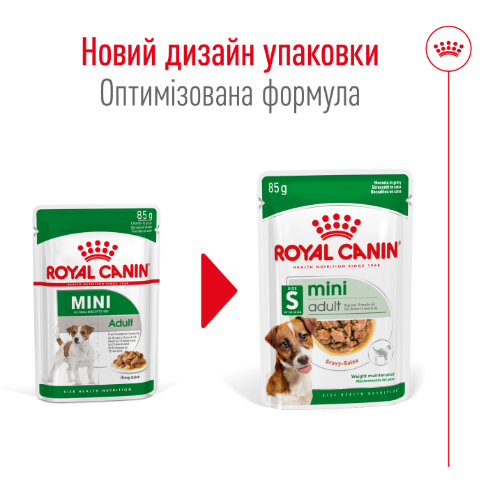 Вологий корм для дорослих собак ROYAL CANIN MINI ADULT  0.085 кг
