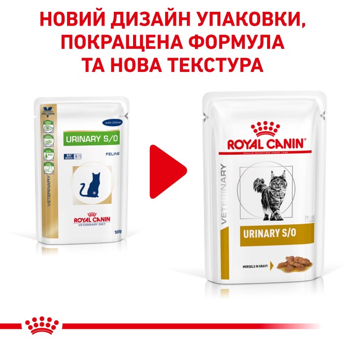 Вологий корм для дорослих котів ROYAL CANIN URINARY S/O CAT pouches  0.085 кг 
