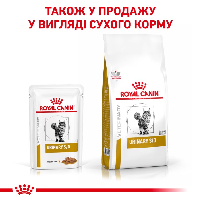 Вологий корм для дорослих котів ROYAL CANIN URINARY S/O CAT pouches  0.085 кг 