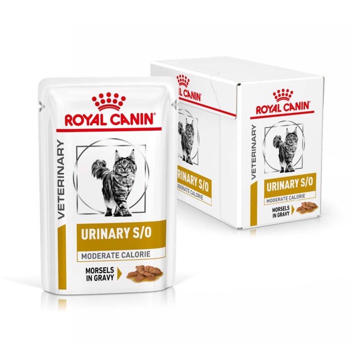 Влажный корм для взрослых кошек ROYAL CANIN URINARY S/O MODERATE CALORIE CAT pouches 0.085 кг