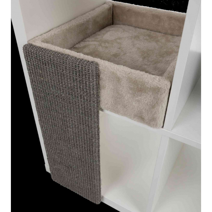 Trixie BED for SHELVES драпак на полицю з лежаком, 33 x 48 x 37 см