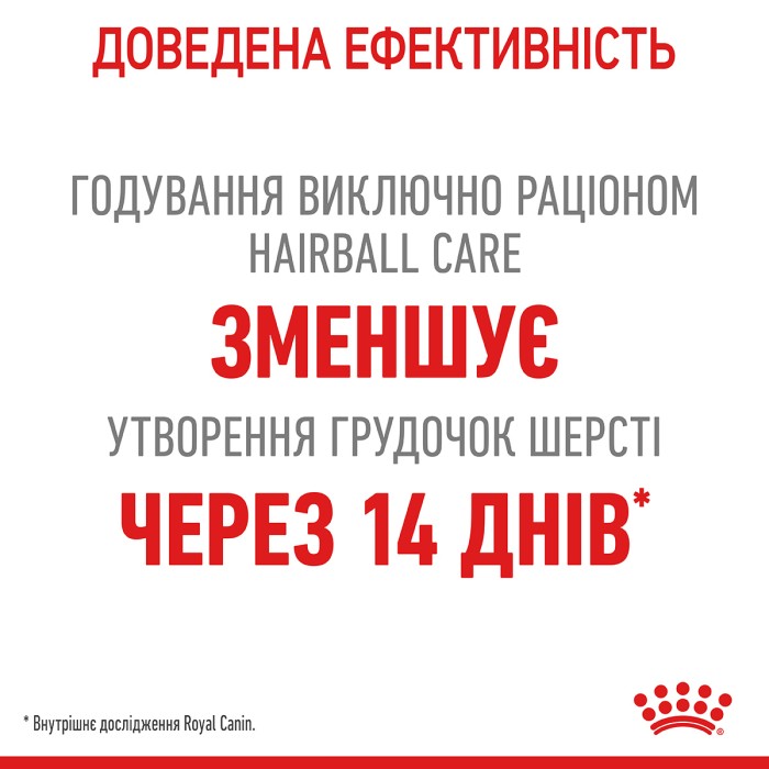 Корм для кошек ROYAL CANIN HAIRBALL CARE 2.0 кг