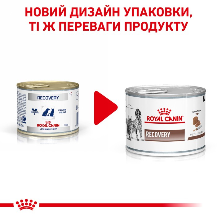 Вологий корм для дорослих собак ROYAL CANIN RECOVERY  0.195 кг
