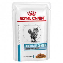 Влажный корм для взрослых кошек ROYAL CANIN SENSITIVITY CONTROL CHICKE..