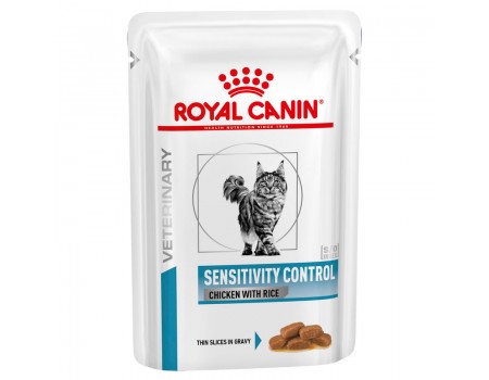 Влажный корм для взрослых кошек ROYAL CANIN SENSITIVITY CONTROL CHICKEN CAT Pouches 0.085 кг