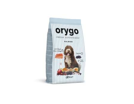 Полувлажный корм Orygo Salmon для взрослых собак, Ориго Салмон, лосось, 8 кг.