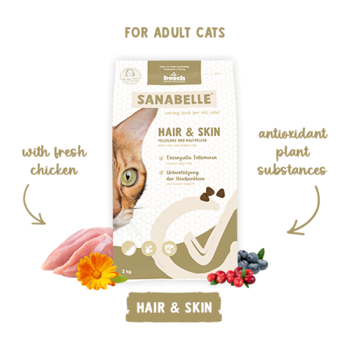 Корм для котів Sanabelle Hair and Skin 2 кг