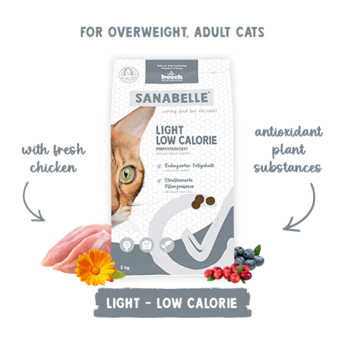 Корм для котів Sanabelle Light/Low Calorie 2 кг