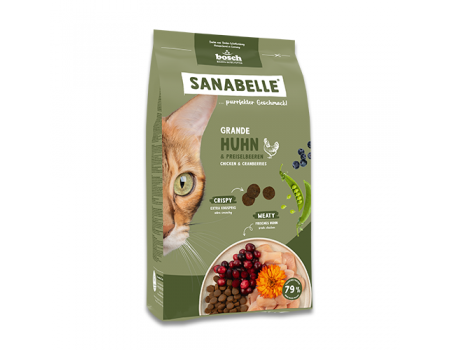 Корм для котів Sanabelle Grande (курка із журавлиною) 2 кг